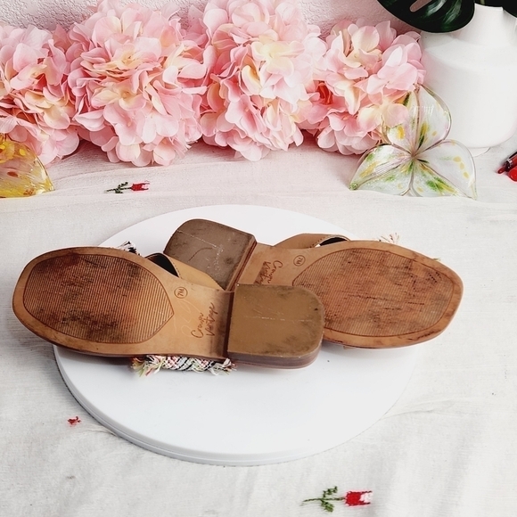 Crown Vintage Somaya Sandal Bohemian Style Large Maximized Chrystal's Size: 7 - Picture 11 of 11